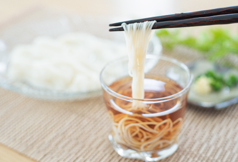 おとふけ乾麺セット（うどん・そうめん）【A25】