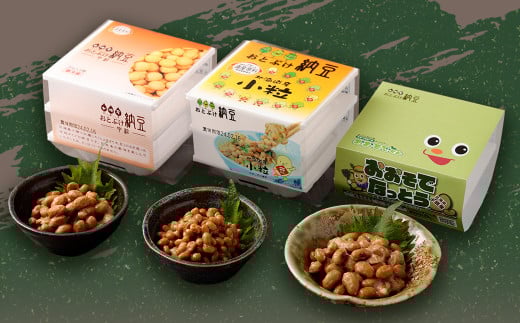 おとぷけ納豆 3種セット（3種 22パック） 【B72】