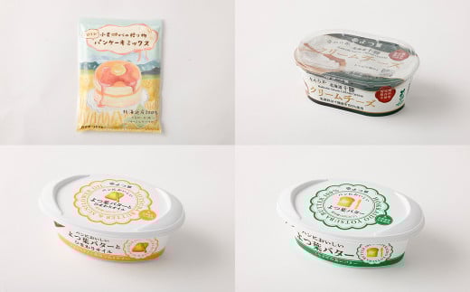 よつ葉バター・パンケーキセット[つぶあん]【A105】