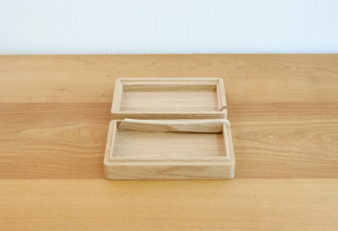 「woodworks GLOBE」のクラフトバターケース【C27】