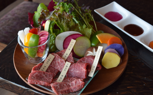 十勝川温泉「旬の野菜と焼肉 大地の匠」お食事券 3,000円分【B32-1】