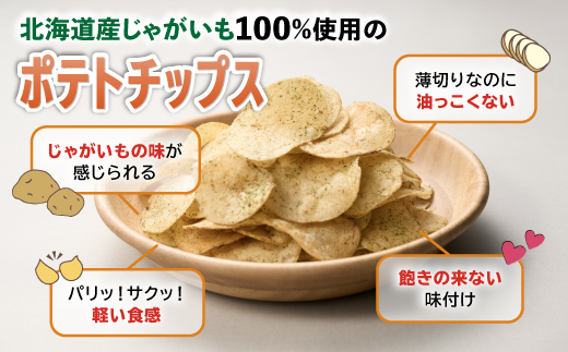 北海道 ポテトチップス コンソメ 計24袋 セット 菓子 ポテト スナック おやつ ポテチ じゃがいも ジャガイモ お取り寄せ まとめ買い 詰め合わせ 詰合せ 送料無料 十勝 士幌町【N01-03】