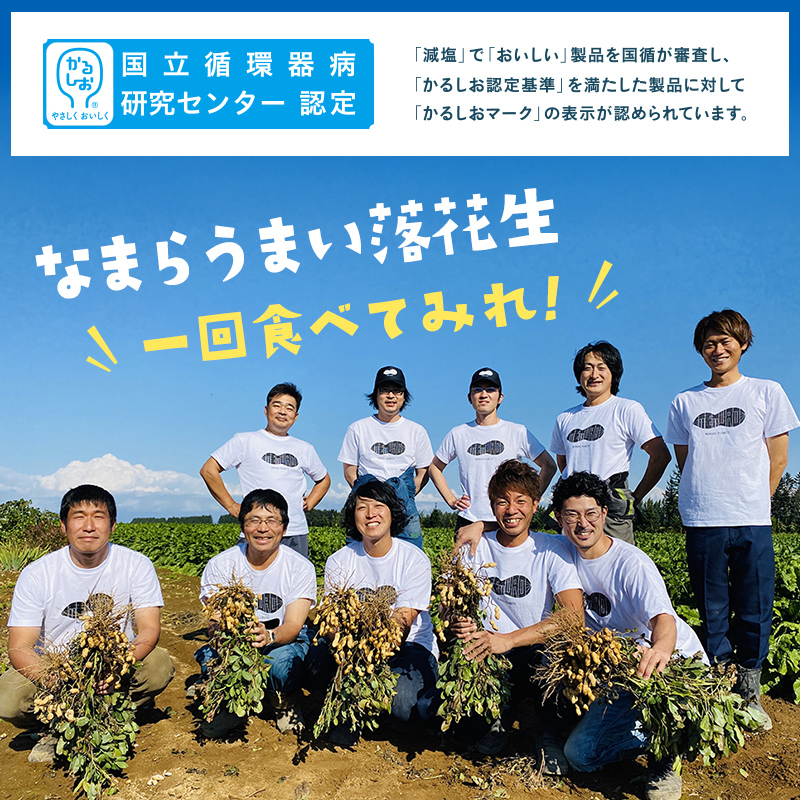 レトルトゆで落花生70g(10袋セット)北海道士幌町【GN02】