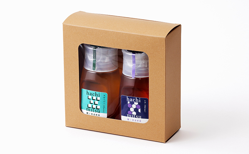 十勝養蜂園 蜂蜜 はちみつ ハチミツ 国産 クローバー シナ 300g×2種 純粋 無添加 高糖度 保存食 ギフト 個包装 チューブボトル 母の日 父の日 敬老の日