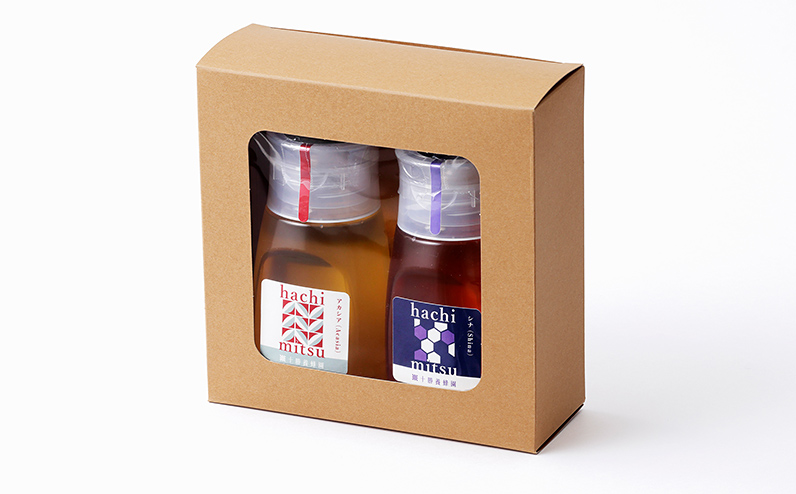 十勝養蜂園 蜂蜜 はちみつ ハチミツ 国産 アカシア シナ 300g×2種 純粋 無添加 高糖度 保存食 ギフト 個包装 チューブボトル 母の日 父の日 敬老の日