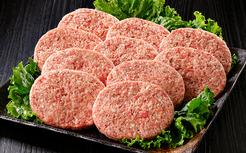 ニークファクトリーの道産和牛100% ハンバーグ 120g×10個 北海道産 牛肉100% 冷凍