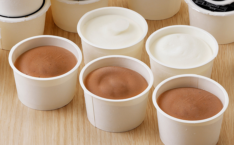 十勝もーもースイーツ 牛乳そのまんまアイス＆ココア 80ml×24個 北海道 アイスミルク 卵不使用 低カロリー