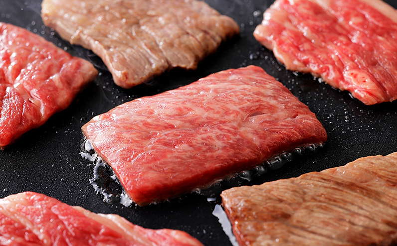 ニークファクトリーの焼肉三昧セット 計1.4kg 北海道産 十勝ナイタイ和牛 ミスジ モモ肉 カルビ等