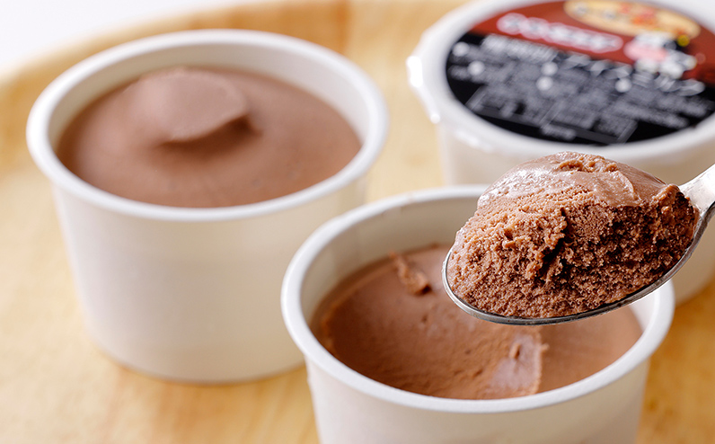 十勝もーもースイーツ 牛乳そのまんまアイス＆ココア 80ml×24個 北海道 アイスミルク 卵不使用 低カロリー