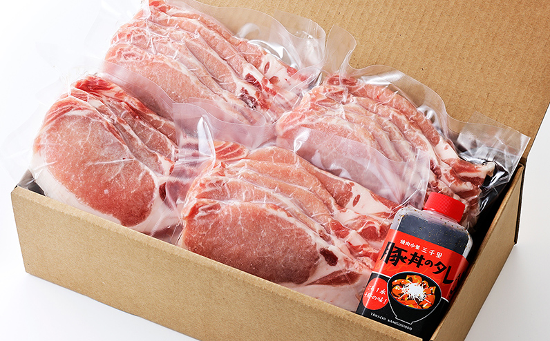 豚丼 ぶたどん 十勝名物 約8人前 計800g 三千里 秘伝のタレ 北海道 ご当地グルメ おかず お取り寄せ