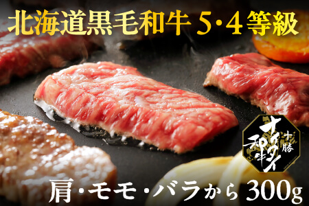 十勝ナイタイ和牛 牛肉 5・4等級 焼肉[300g] オレイン酸 国産牛肉 国産和牛 お肉 国産牛 黒毛和牛 北海道