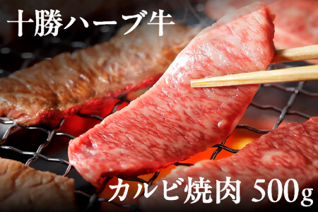 十勝ハーブ牛 牛肉 カルビ 赤身[500g] 北海道産 焼肉 国産牛