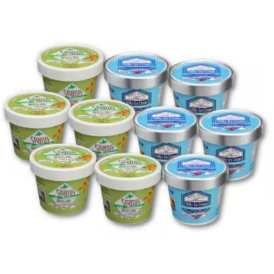 十勝ジャージー フローズンヨーグルト・ミルキーアイス 各5個計10個セット 北海道産生乳【1704】【配送不可地域：離島】