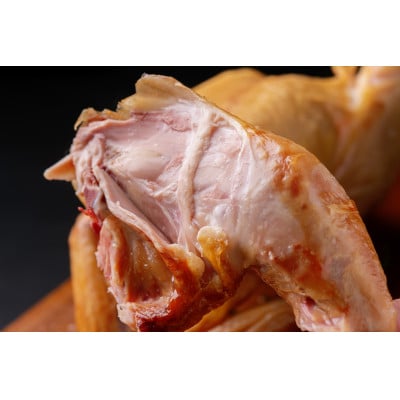 北海道十勝産 丸鶏のスモークチキン 約1kg【配送不可地域：離島】