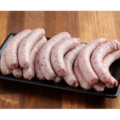 【毎月定期便】北海道十勝鹿追産 放牧黒豚 無添加 生ソーセージ 定期便【1915】全12回【配送不可地域：離島】