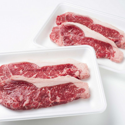 鹿追牛ロース ステーキ 720g (鹿追牛Cセット 180g×4)  北海道十勝鹿追産【0113】【配送不可地域：離島】