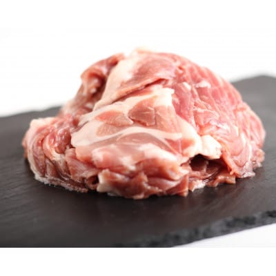 【毎月定期便】北海道十勝鹿追産 放牧黒豚 ひき肉＆切り落としセット(1,950g)定期便 全12回【配送不可地域：離島】