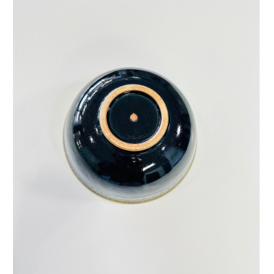 『鹿追焼』海鼠釉そば丼　1個