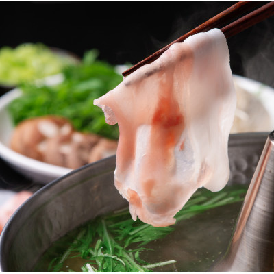 鹿追産 自然放牧黒豚 しゃぶしゃぶ(各200g×3)＆豚ジンギスカン(300g×2)の贅沢セット【配送不可地域：離島】