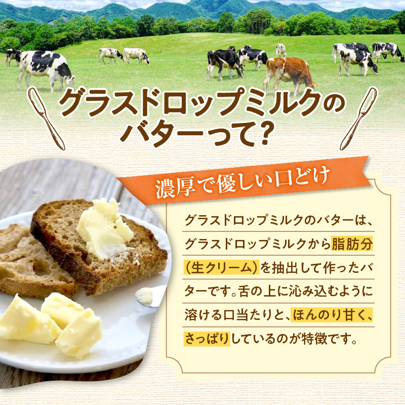 宮地牧場のグラスドロップミルクで作るバターと天然ハチミツ入りフロマージュブランのセット_S018-0007