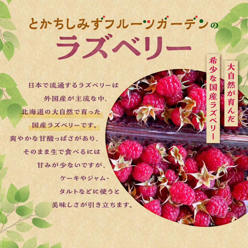 【2026年発送先行予約！】とかちしみずフルーツガーデンのハスカップ&ラズベリーセット_S009-0017