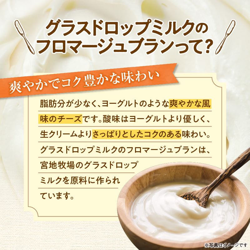 宮地牧場のグラスドロップミルクで作るバターと天然ハチミツ入りフロマージュブランのセット_S018-0007