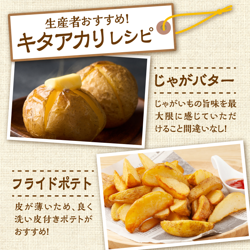 2026年発送分先行受付！ホクホク あま～い！ 低温貯蔵！北海道産 越冬じゃがいも キタアカリ 約10kg_S041-0004