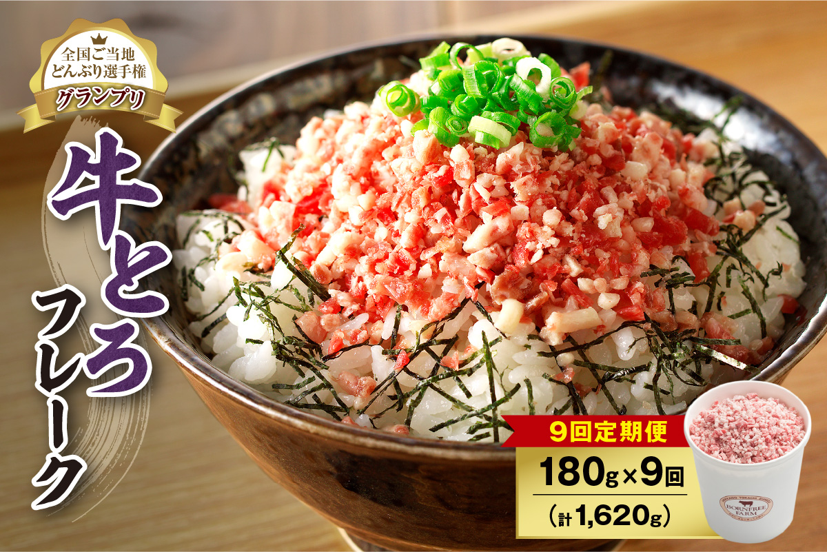 【9回定期便】人気の牛とろフレーク 180g_S006-0108