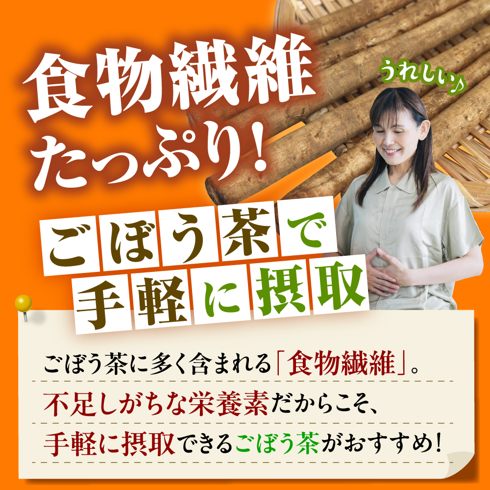 北海道十勝芽室町 なまら十勝野のごぼう茶 3パック me001-008c