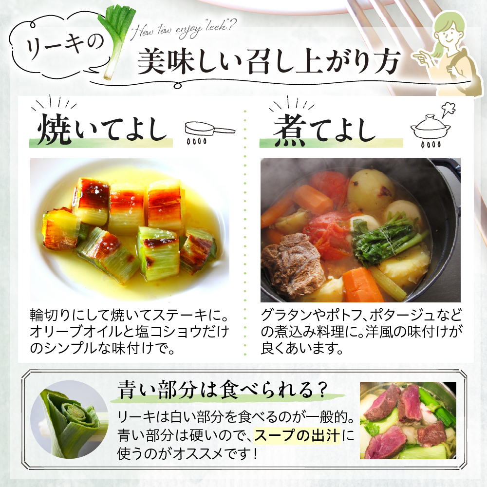 【先行受付】【2026年11月より発送】北海道十勝芽室町　なまら十勝野の鳥本農場リーキ 6本 me001-046c