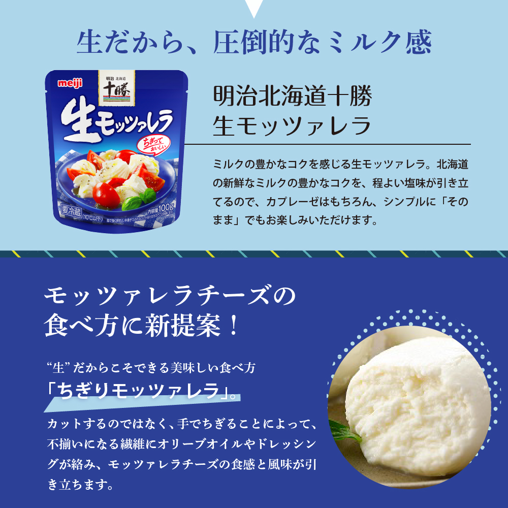 【6ヵ月定期便】明治北海道十勝チーズ 生モッツァレラ６個 セット 計6回 me003-070-t6c