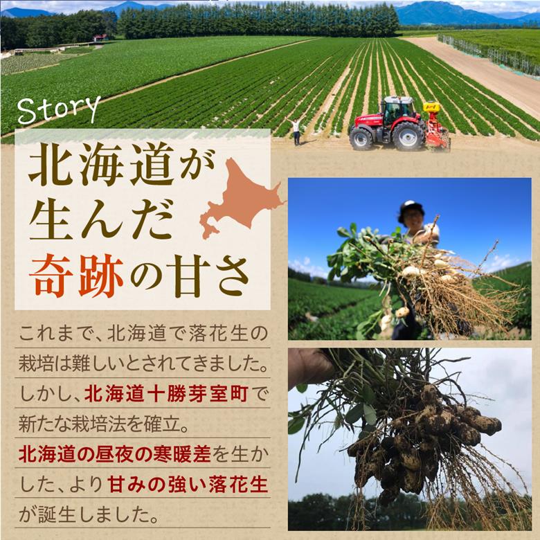 【先行予約】北海道十勝芽室町 生落花生（洗い）1kg me010-017c