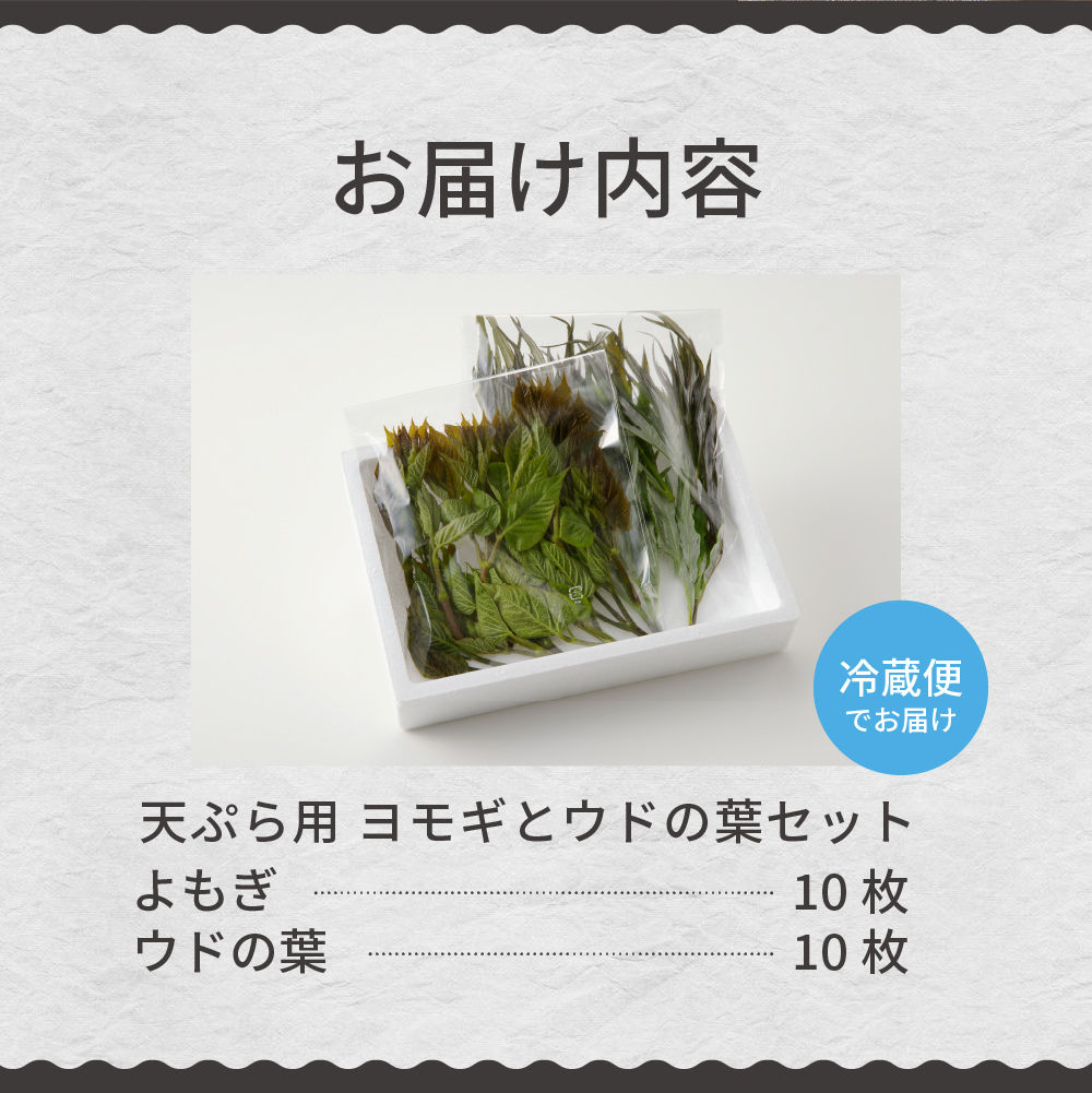 【先行受付】【2026年5月発送】北海道十勝芽室町 天ぷら用 ヨモギとウドの葉セット me011-006c