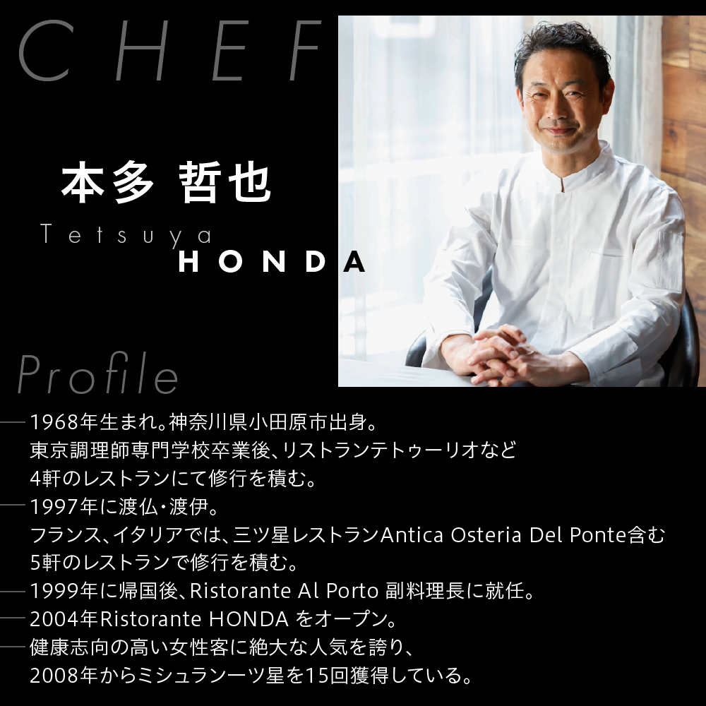 【青山　イタリアン】リストランテホンダ イタリアンのレジェンドが厳選食材で紡ぐ「芽室町ふるさと特別コース」食事券2名様分　me061-044-2