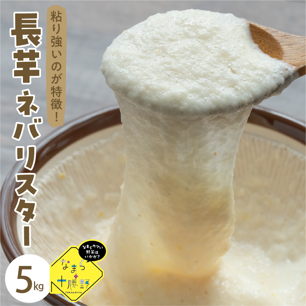 【先行受付】【2026年12月中旬より順次発送】北海道十勝芽室町　なまら十勝野の中捨農場ながいも　ネバリスター 5kg me001-047c