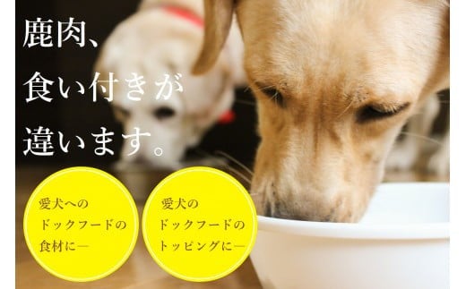 ヒューマングレードペットフード エゾ鹿肉のミンチ 500g×2個 （計1kg） （犬用おやつ） ／ 花畑牧場 鹿肉 エゾ鹿肉 鹿 ミンチ お肉 肉 ヒューマングレード ペットフード ペット 北海道 中札内村 冷凍 [002-0228]