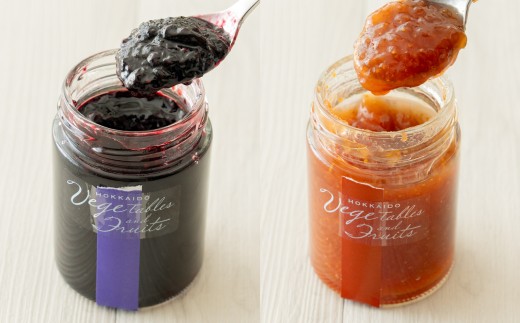 北海道 濃厚フルーツジャムセット（ハスカップ・いちご） 計4個 2種類 ジャム フルーツジャム ハスカップジャム いちごジャム [039-0100]