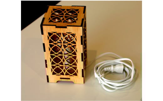 木製行燈型 LEDランタン [AG1-3B]