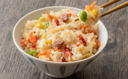 北海道の山と海の贈り物 北海道野菜のめぐみごはんセット（計6個） ごはん ご飯 炊き込みごはん 炊き込みご飯 ほたて やさい カレー [039-0103]