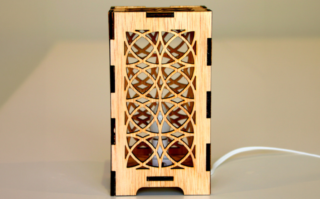 木製行燈型 LEDランタン [AG1-3B]