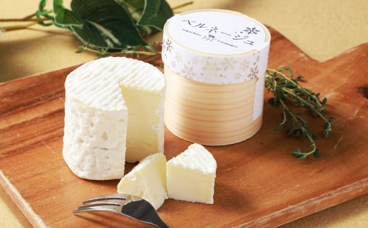 【6ヶ月定期便】 ベルネージュ 70g×6個セット 定期便6回 計36個 チーズ 白カビチーズ 生クリーム入り 白カビ 生乳 濃厚 おつまみ お酒のお供 おやつ 料理 乳製品 加工食品 [027-0116]