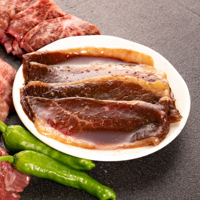 十勝姫 味付けブリスケ 400g (200g×2個)  国産 黒毛和牛 グラスフェッドビーフ【配送不可地域：離島】