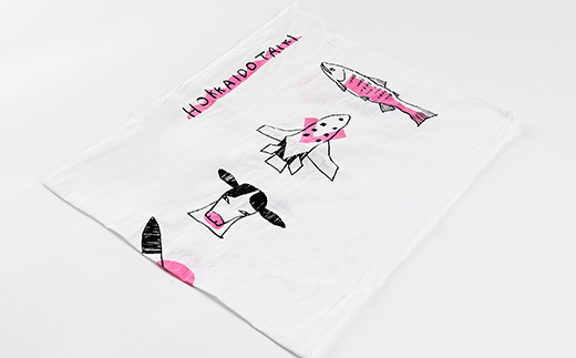 大樹町の温泉堪能セット(大樹の手ぬぐい2枚＆晩成温泉の素4袋)