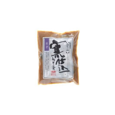 【北海道大樹町工場製造】寒仕込みそ漬・茄子　150g(総重量220g)×4袋