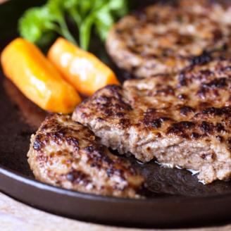 夢がいっぱい牧場の夢大樹黒毛和牛・黒毛和牛100%ハンバーグ120g(4個)【DT-003】【配送不可地域：離島】