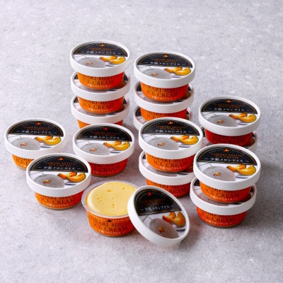 北海道夕張メロン アイスクリーム 16個入【配送不可地域：離島】