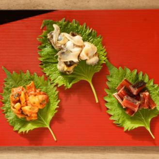 お酒がすすむ!漁師がオススメする海産物おつまみセット(3種)【AT-001】【配送不可地域：離島】