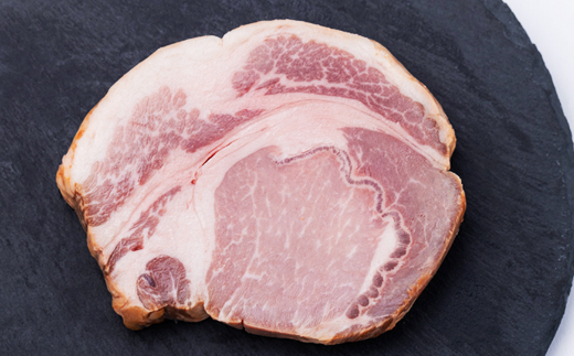 【無添加】ケンボロー・ホエー豚　ロースハム厚切り　5枚【配送不可地域：離島】