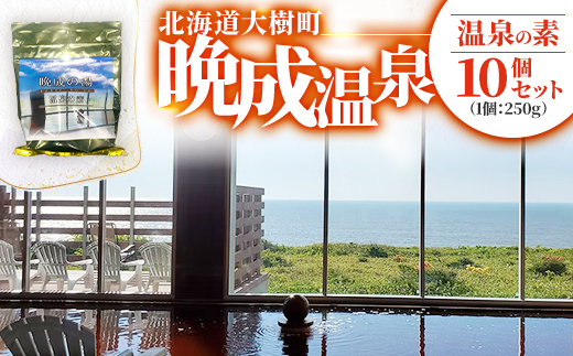 晩成温泉　温泉の素　250g×10個セット