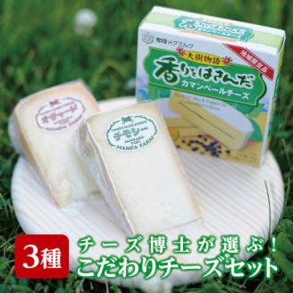 チーズ博士が選ぶこだわりチーズセット(3種)【AT-003】【配送不可地域：離島】
